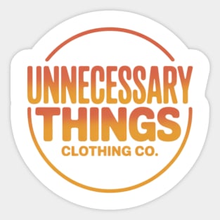Unnecessary Things - Modern III Sticker